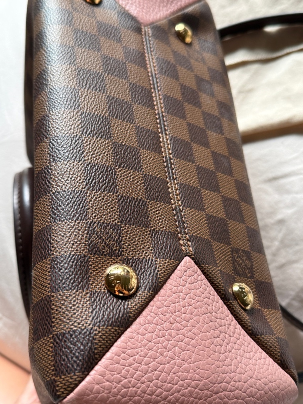 Louis Vuitton Brittany bag in Damier Ebène canvas - Picture 13 of 15